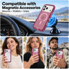 Magnetic Transparent Phone Case for Iphone 18 Pro Max/18 Pro 17 16 15 14,Compatible with Magsafe, 3-Layer Durable Dual Layer Transparent Magnetic Phone Cases, Heavy Duty Shockproof and Anti-Drop Protective Cover